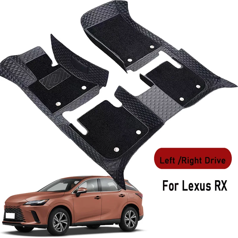Car floor mats for Lexus RX 2004 2005 2006 2007 2008 2009-2023 Customauto foot Pads automobile carpet cover interior accessories