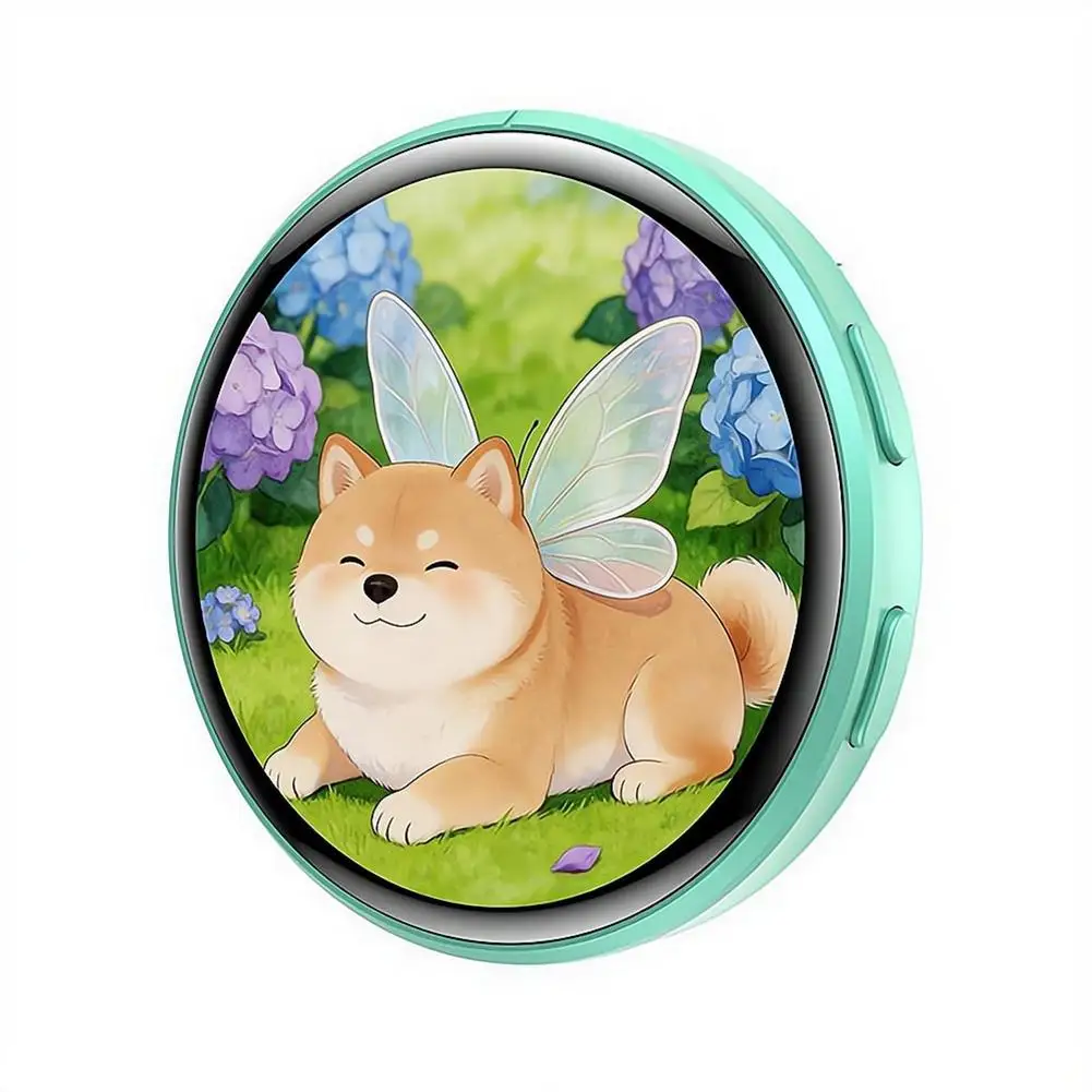 Pin Electrónico con Pantalla de Anime de 1.50 Pulgadas, Insignia Cibernética Inteligente Dinámica, Mercancía con Pantall