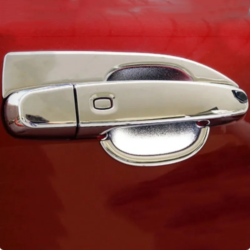 

8 door handle covers trim 4 door bowls trim ABS Chrome exterior trim Product Accessories Chevrolet Holden Equinox 2018-2020