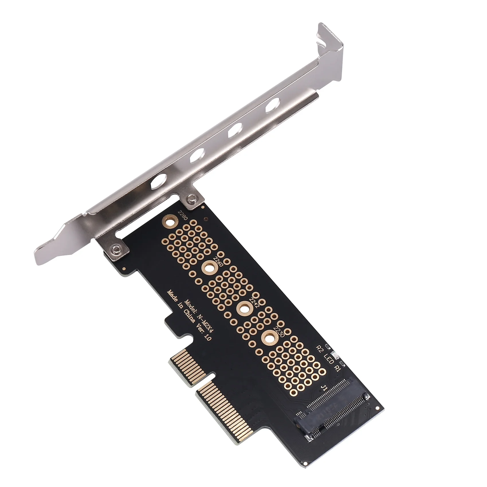 อะแดปเตอร์ M.2 NVMe SSD NGFF TO PCIe 3.0 X4อะแดปเตอร์ไรเซอร์การ์ด M2 PCIe รองรับ2230 2242 2260ขนาด2280 NVMe M.2 SSD