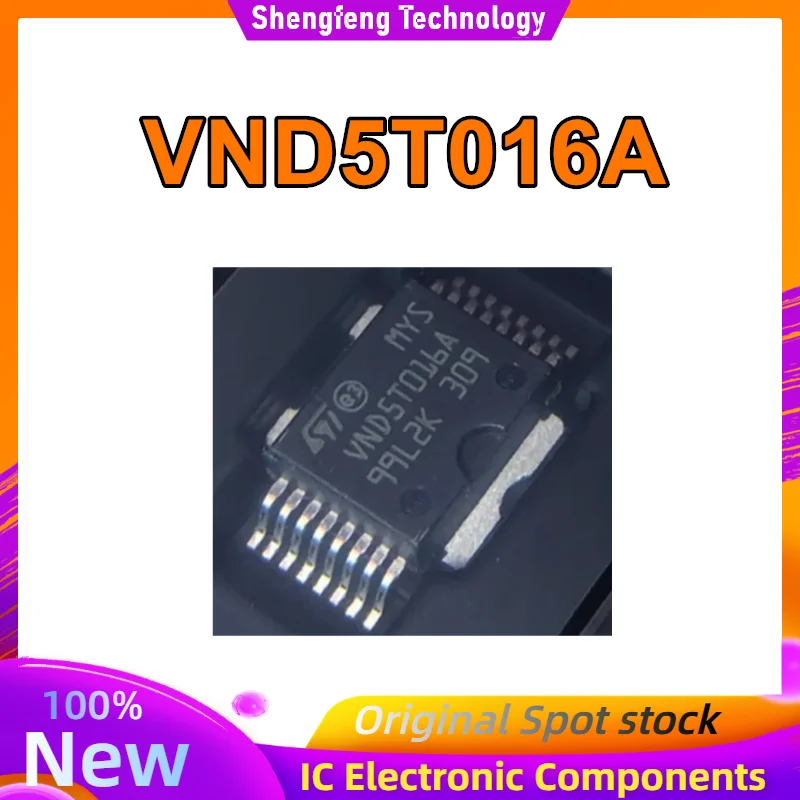 5PCS VND5T016A VND5T016ASP VND5T016ASPTR-E PWRSO16 IC chipset Novo Original em estoque