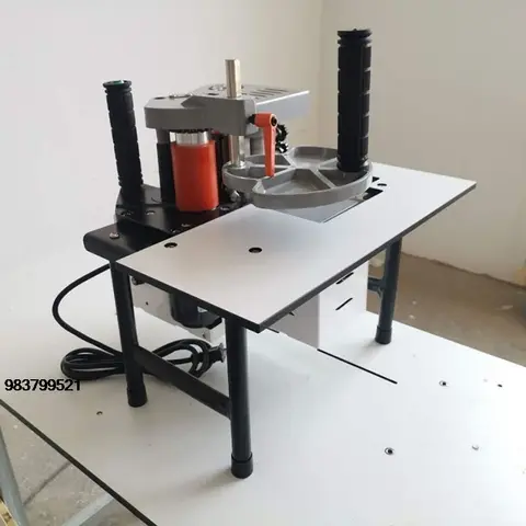 좋은 가격 1100W 작은 수동 엣지 밴딩 머신 양면 접착 휴대용 엣지 밴더 목공 엣지 밴딩 마치
