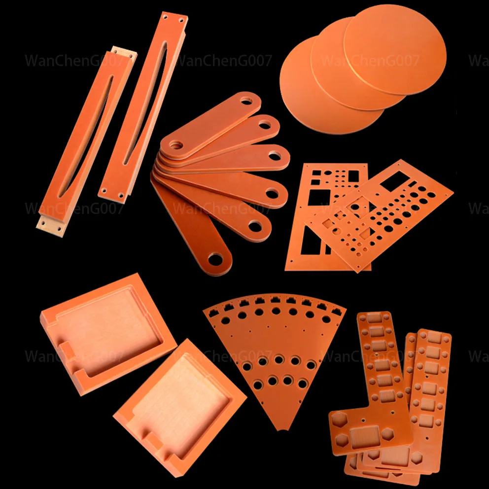 

Bakelite Plate Insulation Phenolic Resin Board Bakelite Sheets Antistatic And High Temperature Resistance Machinery Orange Red