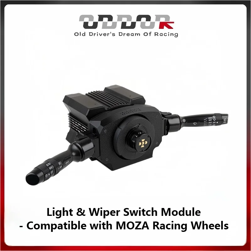 

Комбинированный переключатель ODDOR Racing Simulator для MOZA — управление освещением и стеклоочистителем с функцией горячей замены, совместимый с MOZA Euro Truck Simulat