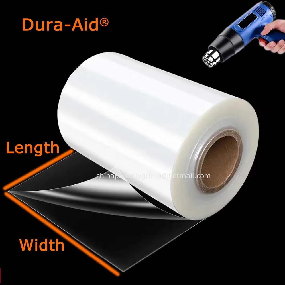 POF Heat Shrink Wrap Roll Thermal Retractable Plastic Roll Film Covering Plastic Packaging Box Wrapping Shrink Packaging Film