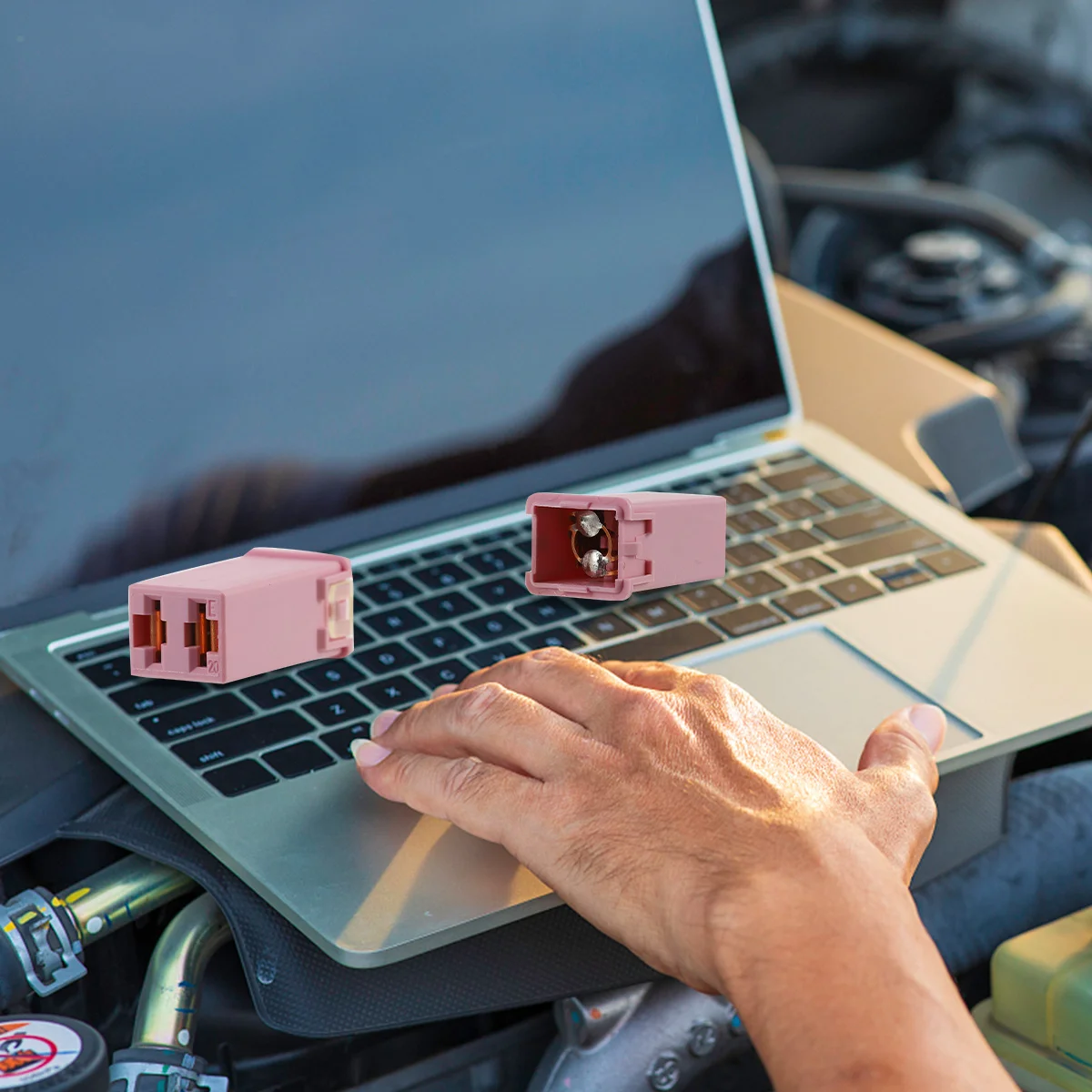 

8Pcs Box Shaped Cartridge High Quality Micro Automotive Fuse for RAM Trucks Easy Assembly Durable Micro ,