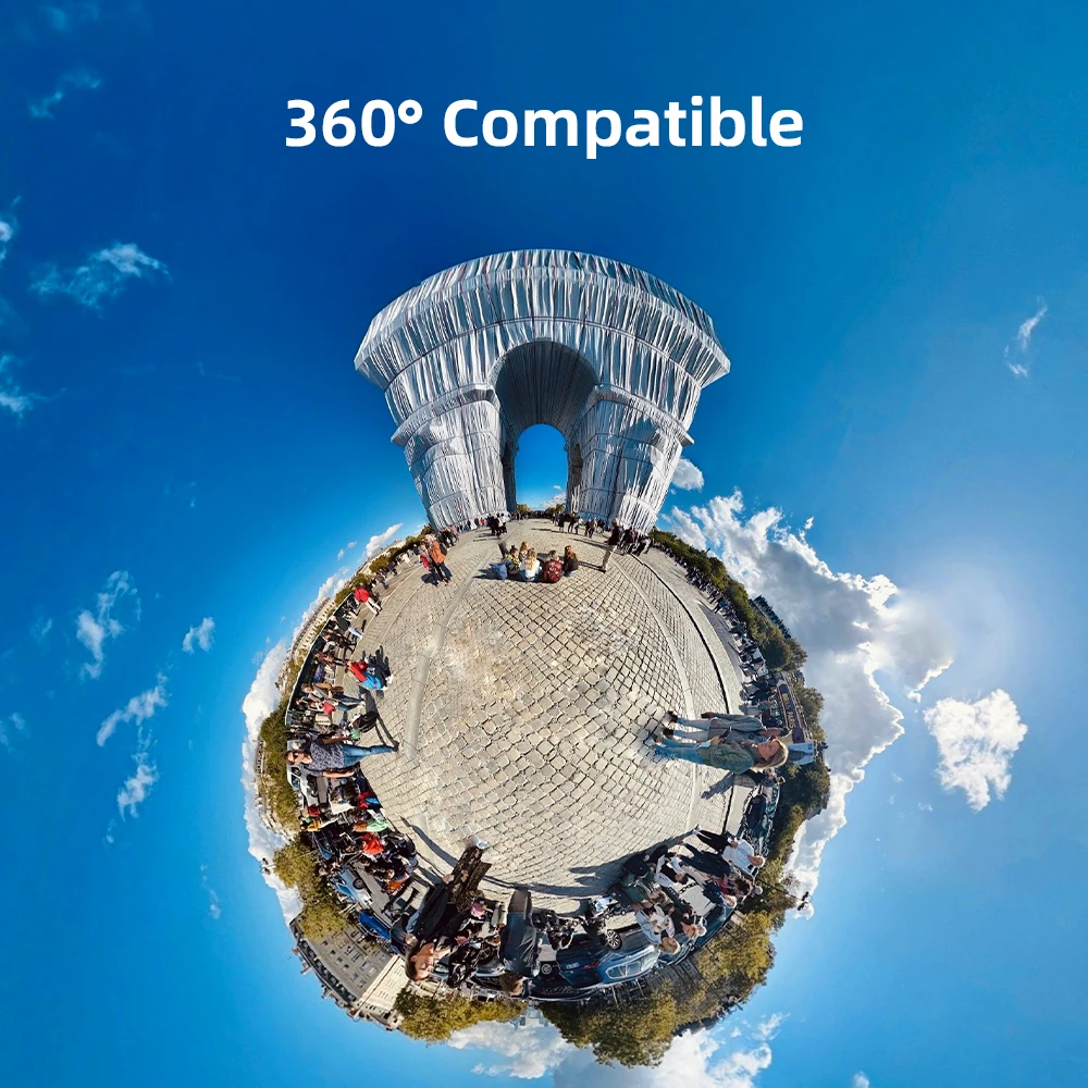 حافظة واقية من الألومنيوم لإطار الكاميرا Insta360 X5 قفص أرنب مع غطاء لعدسات السيليكون حذاء بارد لملحقات Insta 360X5