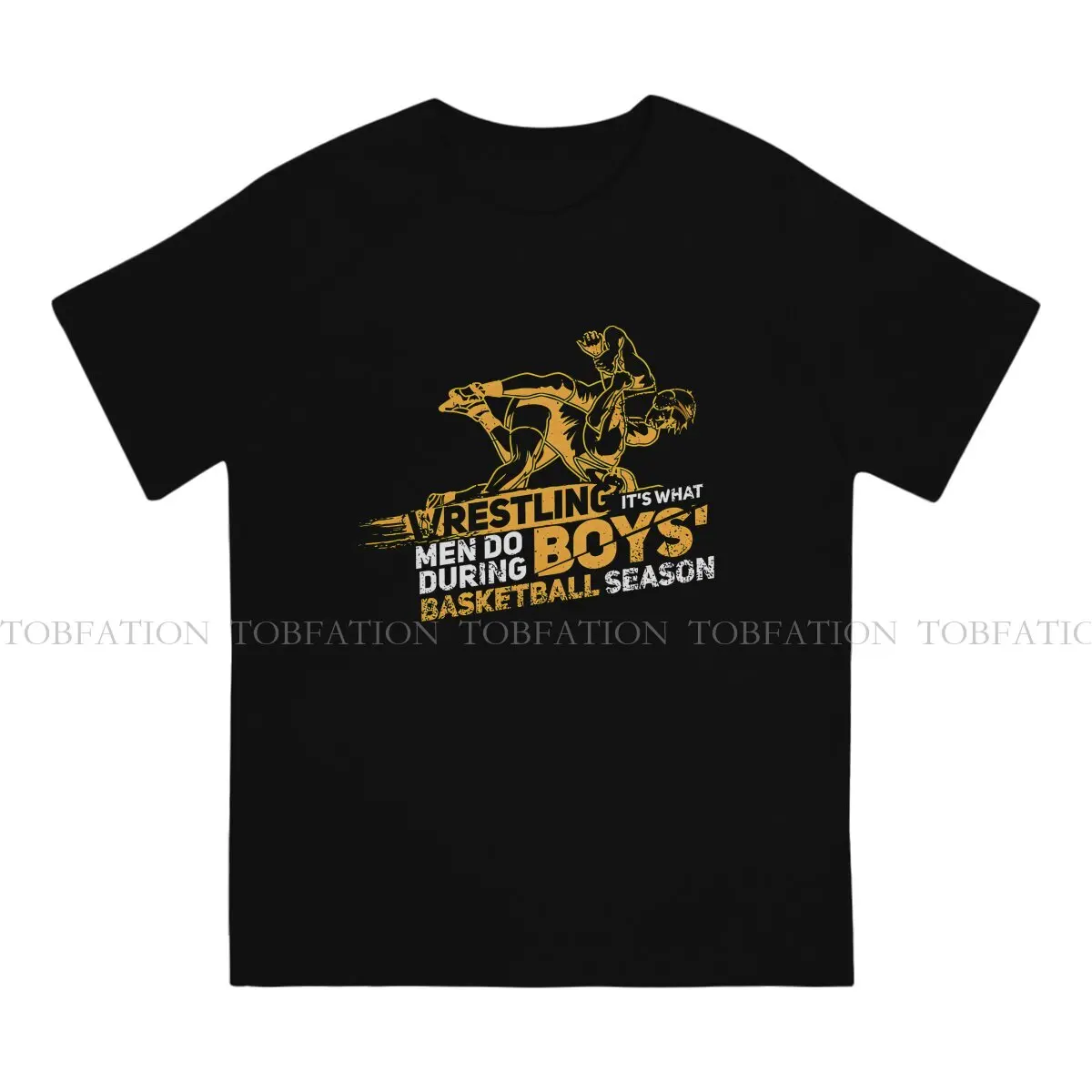 Wrestling Crewneck TShirts Wrestle Sport Quote Distinctive Homme T Shirt New Trend Clothing 6XL