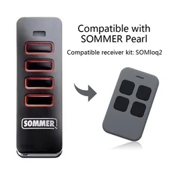 New SOMMER Pearl SOMloq2 Rolling Code Remote Control 868.8MHz 868.95MHz Garage Door Sommer Remote