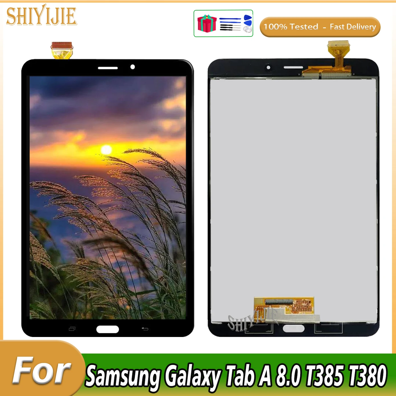 

8.0‘’ Lcd For Samsung Galaxy Tab A SM-T380 T380 SM-T385 T385 LCD Display Touch Screen Panel Sensor Digitizer Assembly 100% Test