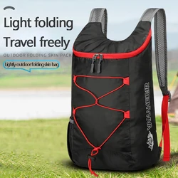 Multifunctional Outdoor Folding Backpack High Density Lightweight Waterproof Nylon Fabric Sports Bag for Camping Hiking Travel