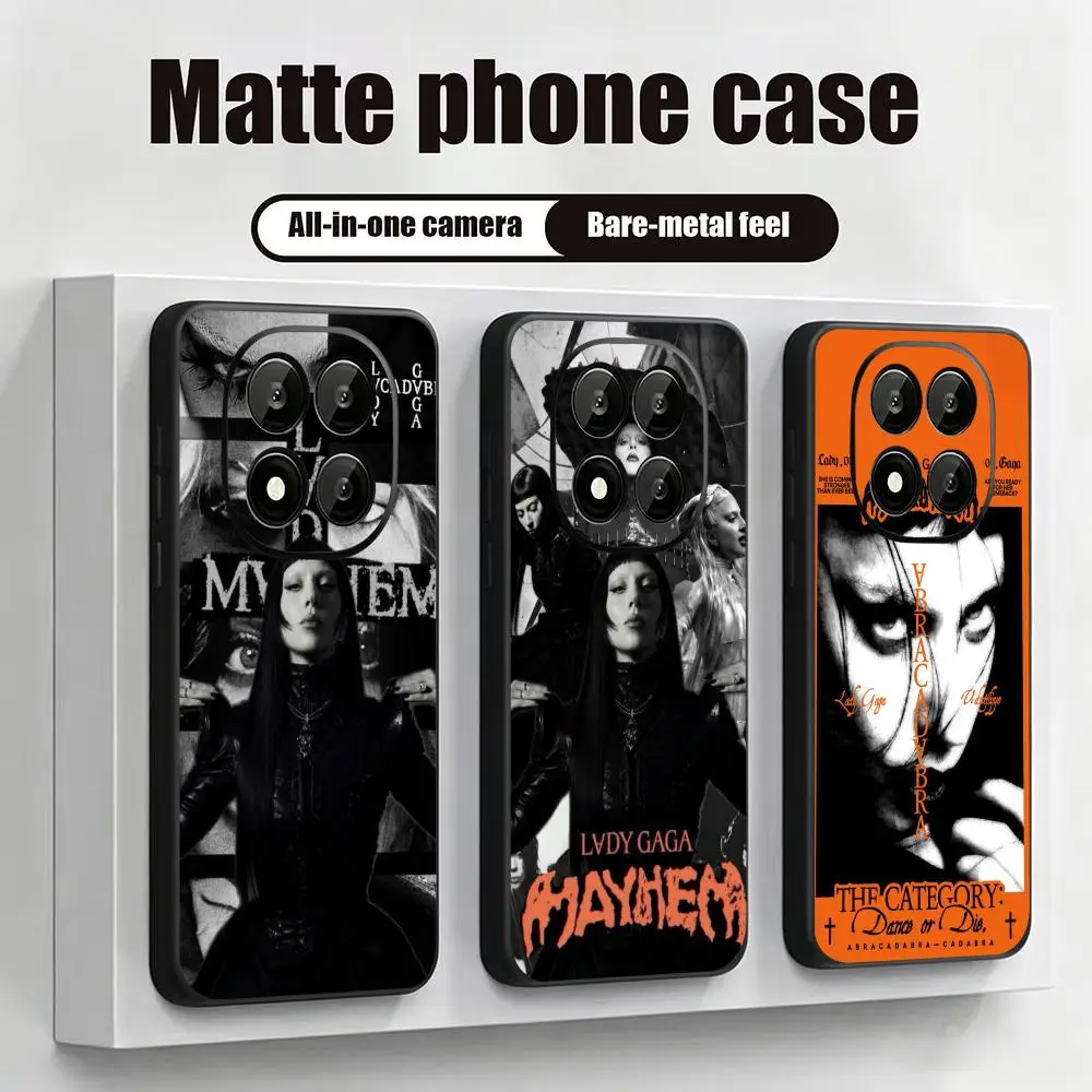Popular Gagas May-hem poster design Phone Case Soft Black Phone Cover For Redmi Note15 11 12 13 14Pro Plus S 5G 14C A3 view 2