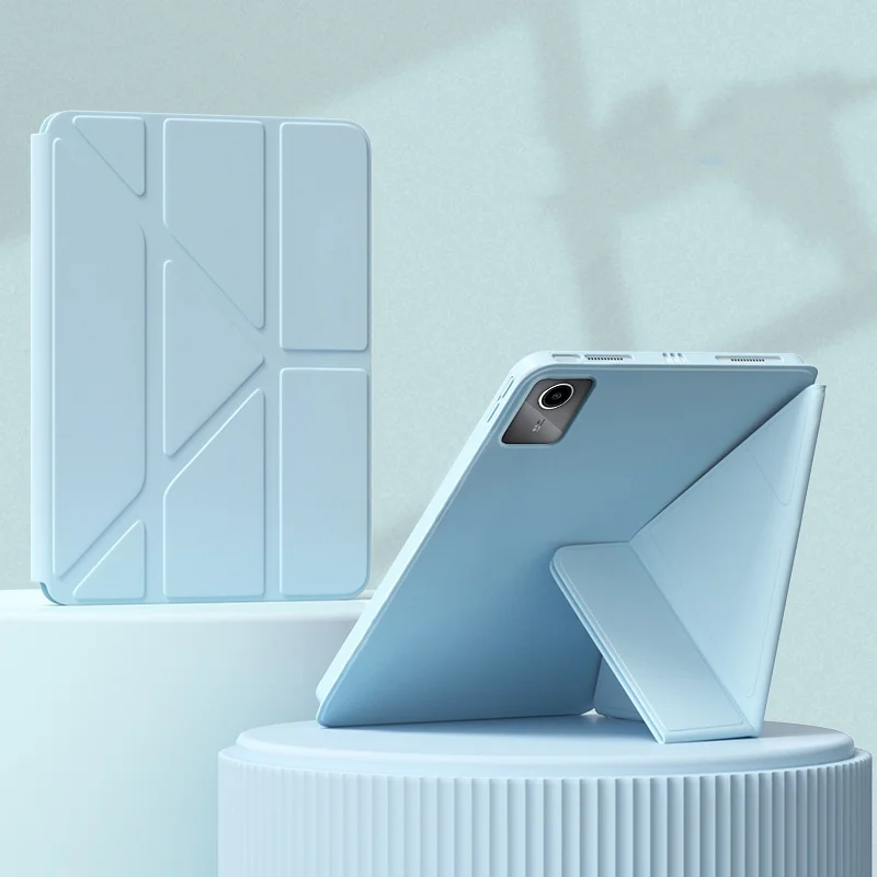 

Многофункциональный чехол-книжка для Lenovo Tab M11 TB331FC TB330FU, мягкая задняя панель-подставка для XiaoxinPad Xiaoxin Pad 2024, чехол для планшета 11 дюймов