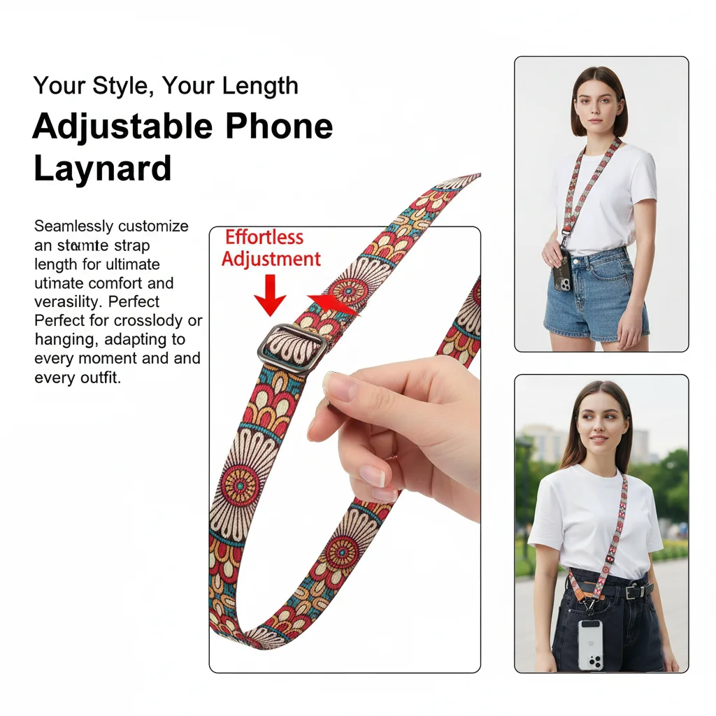 Vintage Floral Print Phone Lan - огляд і ціна Phone Cases With Loop