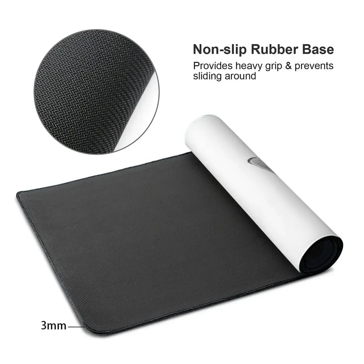 Sneaky Cat Large Mouse Pad Computer Keyboard Mouse Mat Gaming PC Laptop Desk Mat Office Accessories Table Mats