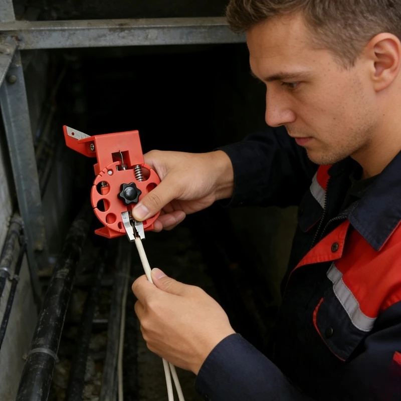 

Fast Adjustable Handheld Wire Stripper Rubber Handle Jacket Stripper For Electrical Cable Fiber Ethernet Electrician Hand Tool