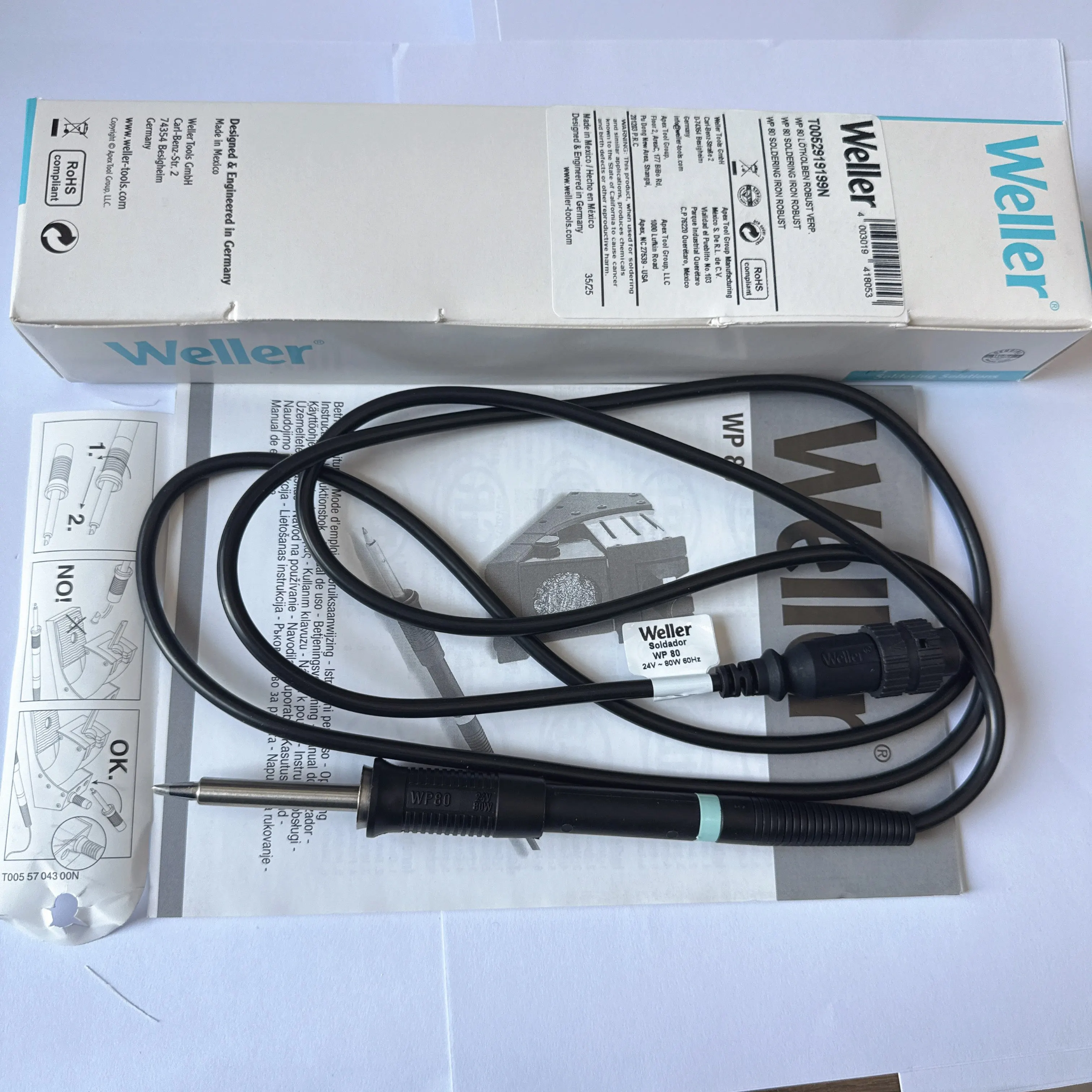 WP80 handle WP 80 soldering pen electric soldering iron 80W for WT1 welding table