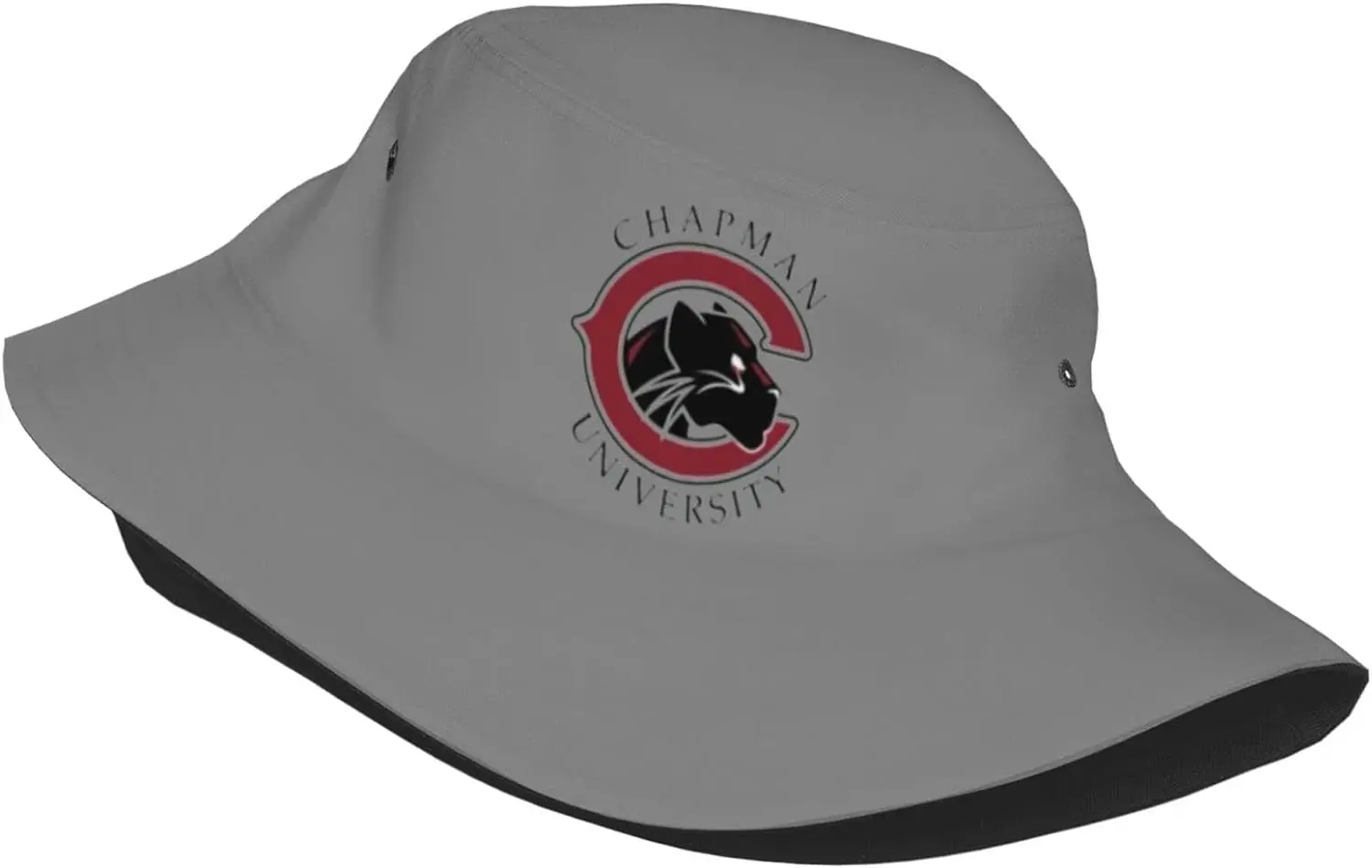 Chapman University Logo Bucket Hats Fashion Sun Cap Packable Outdoor Fisherman Hat for Women and Men Black