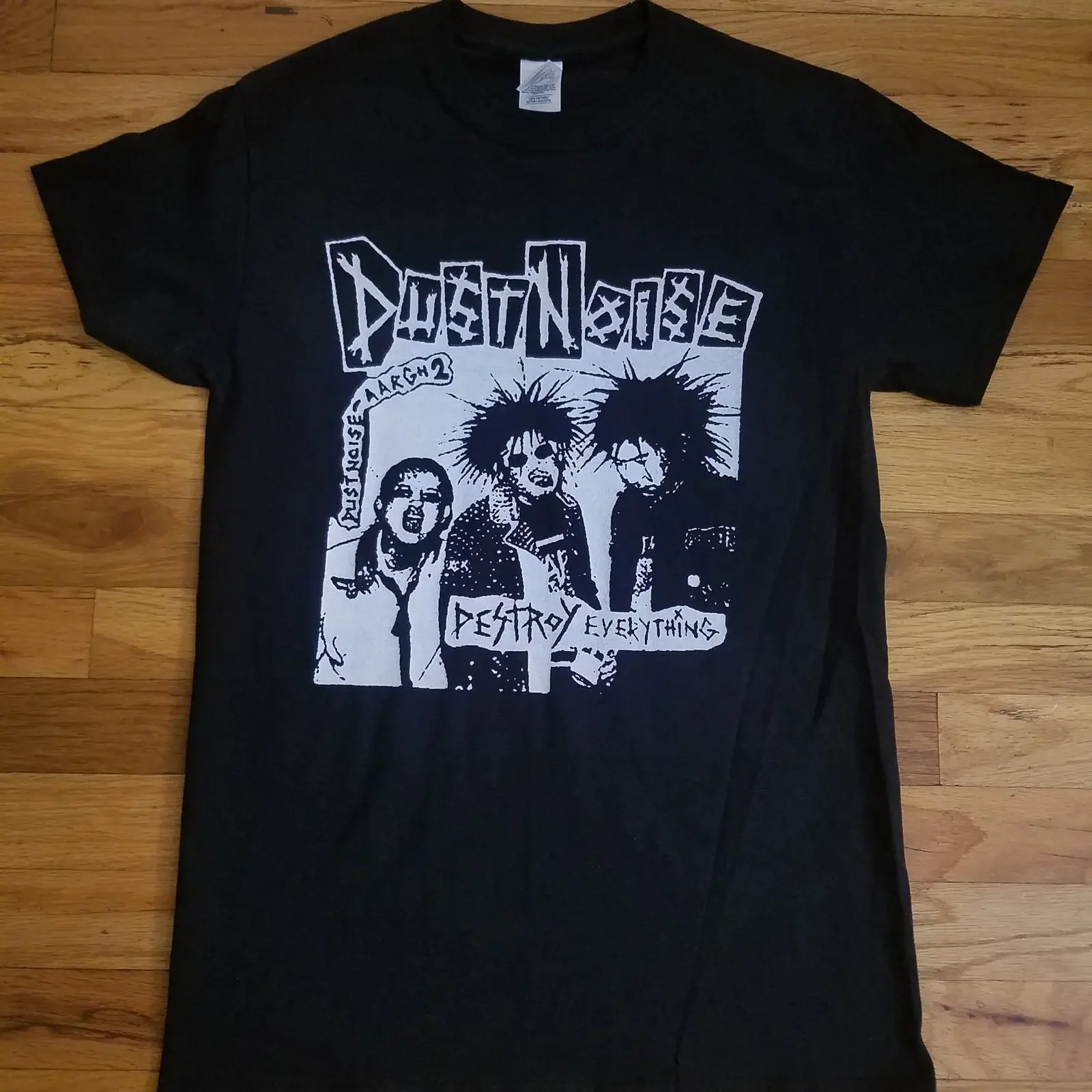 Dust Noise Destroy Everything T Shirt vintage Washed Top For Everyday Wear Stylish graphic homme Slightly Versatile Unisex