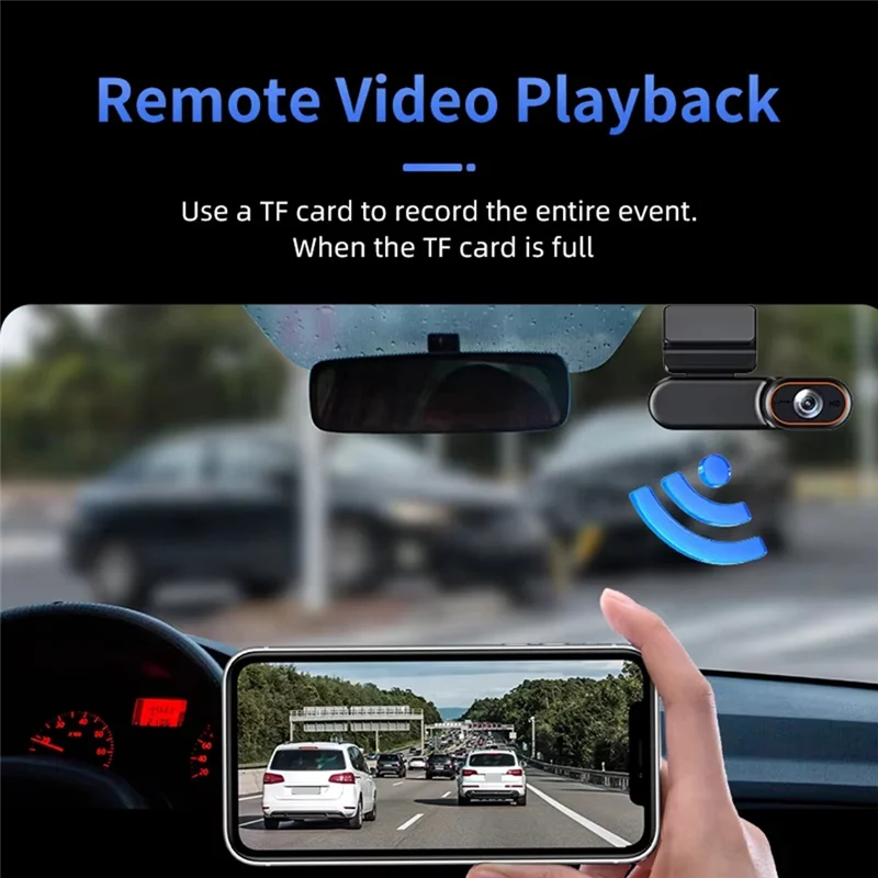 Hot-4G WIFI Dash Cam CAR DVR Front And Rear Camera Dual Lens Camera With 1080P Black Box Room Parking Monitor Night Vision Camer