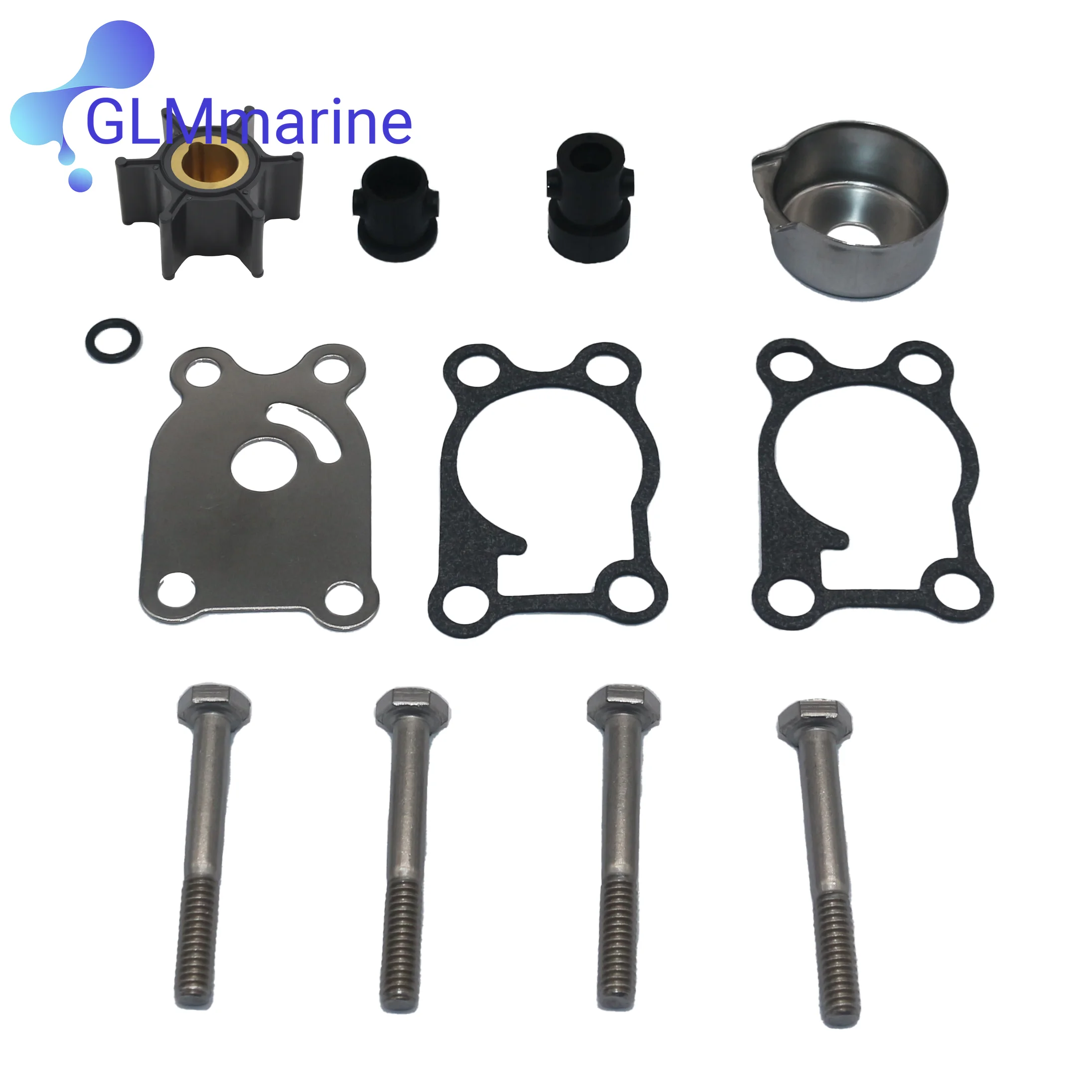 389844 Water Pump Impeller Repair Kit for Johnson Evinrude Outboard Engine 4 4.5 5 6 7.5 8 HP 765603 18-4529