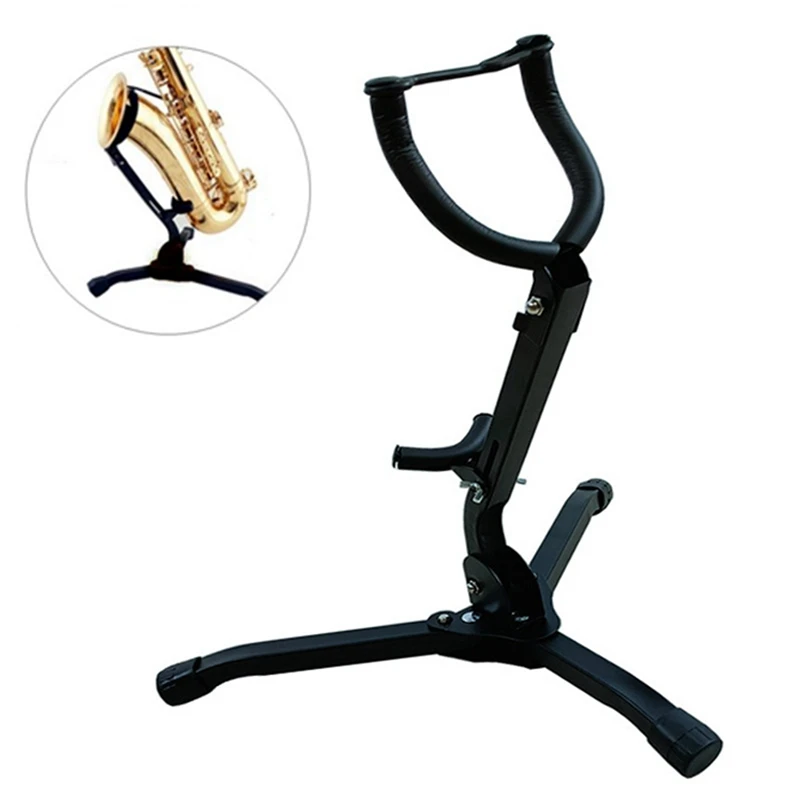 1PCS Pratical Alto Tenor Saxophone Stand Foldable Alto Tenor Saxophone Stand Musical Instrument Accessories