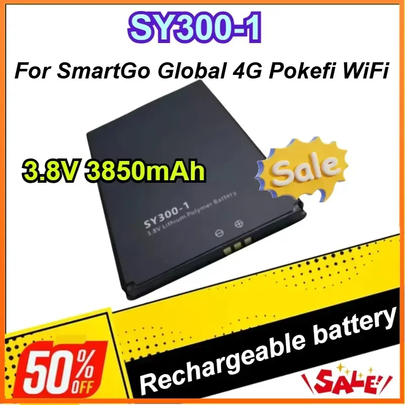

SY300-1 3.8V 3850mAh For SmartGo Global 4G Pokefi WiFi Portable WiFi Digital Battery