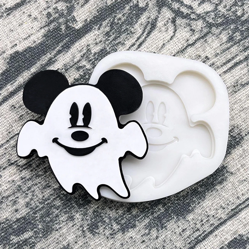 Ghost Spirit Halloween Silicone Sugarcraft Mold Resin Tools Cupcake Baking Mould Fondant Cake Decorating Tools