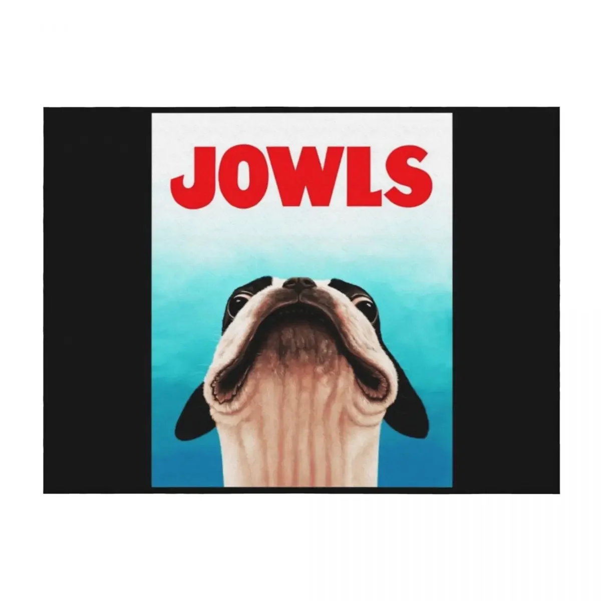 

Jowls Boston Terrier poster Classic . Throw Blanket For Baby Cute Plaid Warm sofa bed Blankets