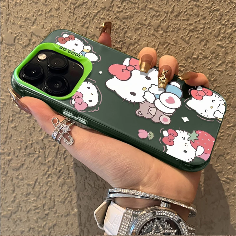 حافظة هالو كيتي اللطيفة جدًا لهاتف Xiaomi Redmi Note 13 12 14 11 Pro Plus 4G 5G 12S 11S 10s 10 9 9S 12C 13C 14C A3 A4 #6