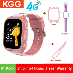 4G Kids Smart Watch GPS/LBS/WIFI Location Video Call Game SOS HD Touch Screen IP67 Waterproof Children Smartwatch For Girls Boys