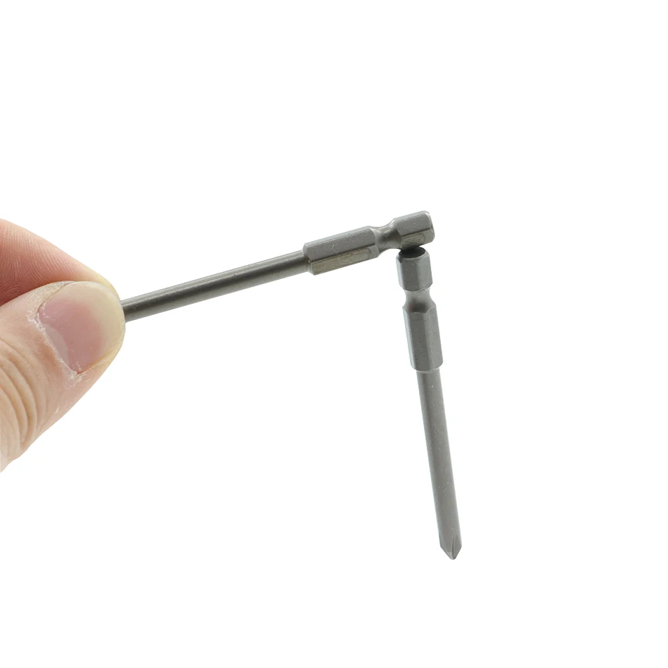 Punta per cacciavite Phillips da 6 pezzi lunga 150mm con punta per cacciavite PH1 PH2 magnetica materiale in acciaio legato S2