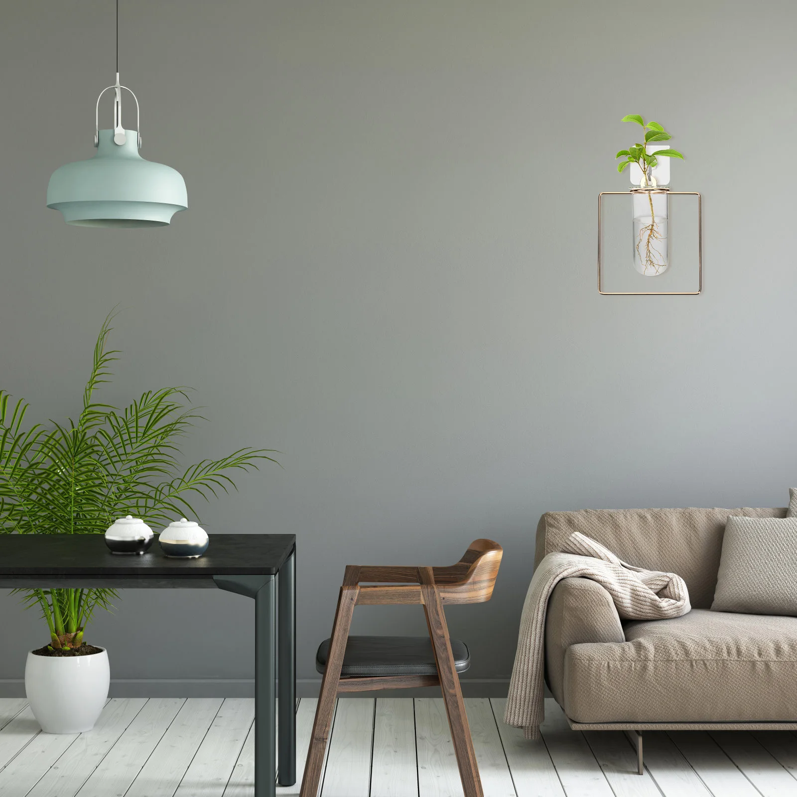 

Plants Wall Hanging Flower Pots Wall-mounted Vase Tube Vases Aesthetic Decor Arrangement Bottle