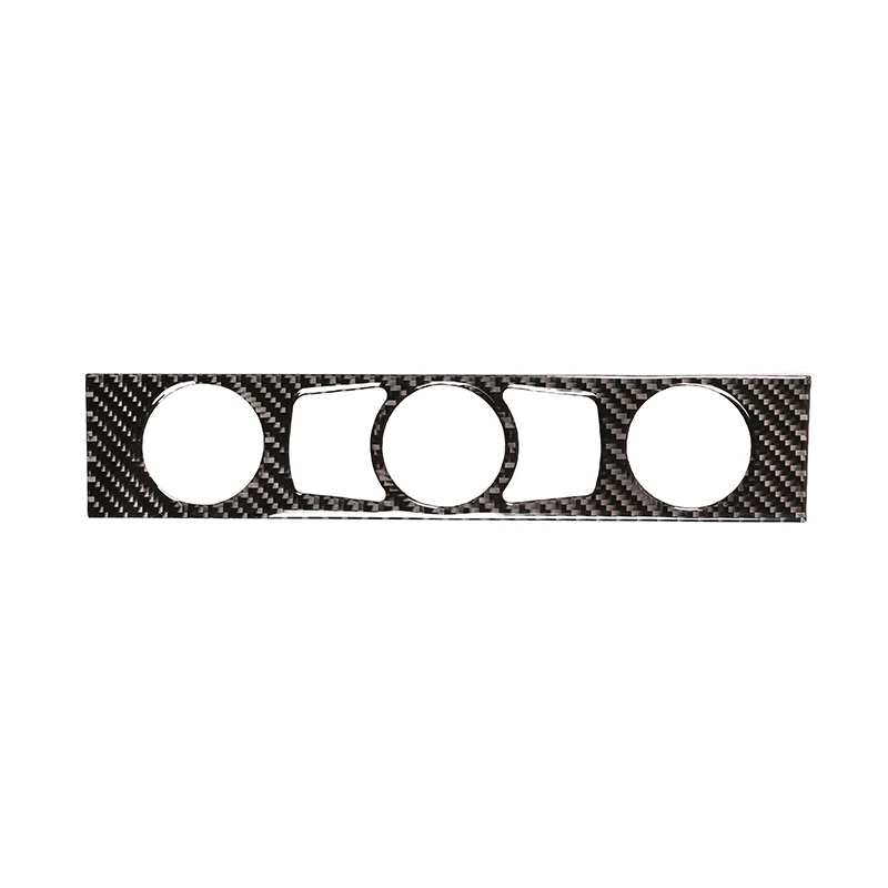 

Air Conditioning Button Panel with Genuine Carbon Fiber Soft, Suitable for BMW 5 Series E60E61, 1 PC, 04-10