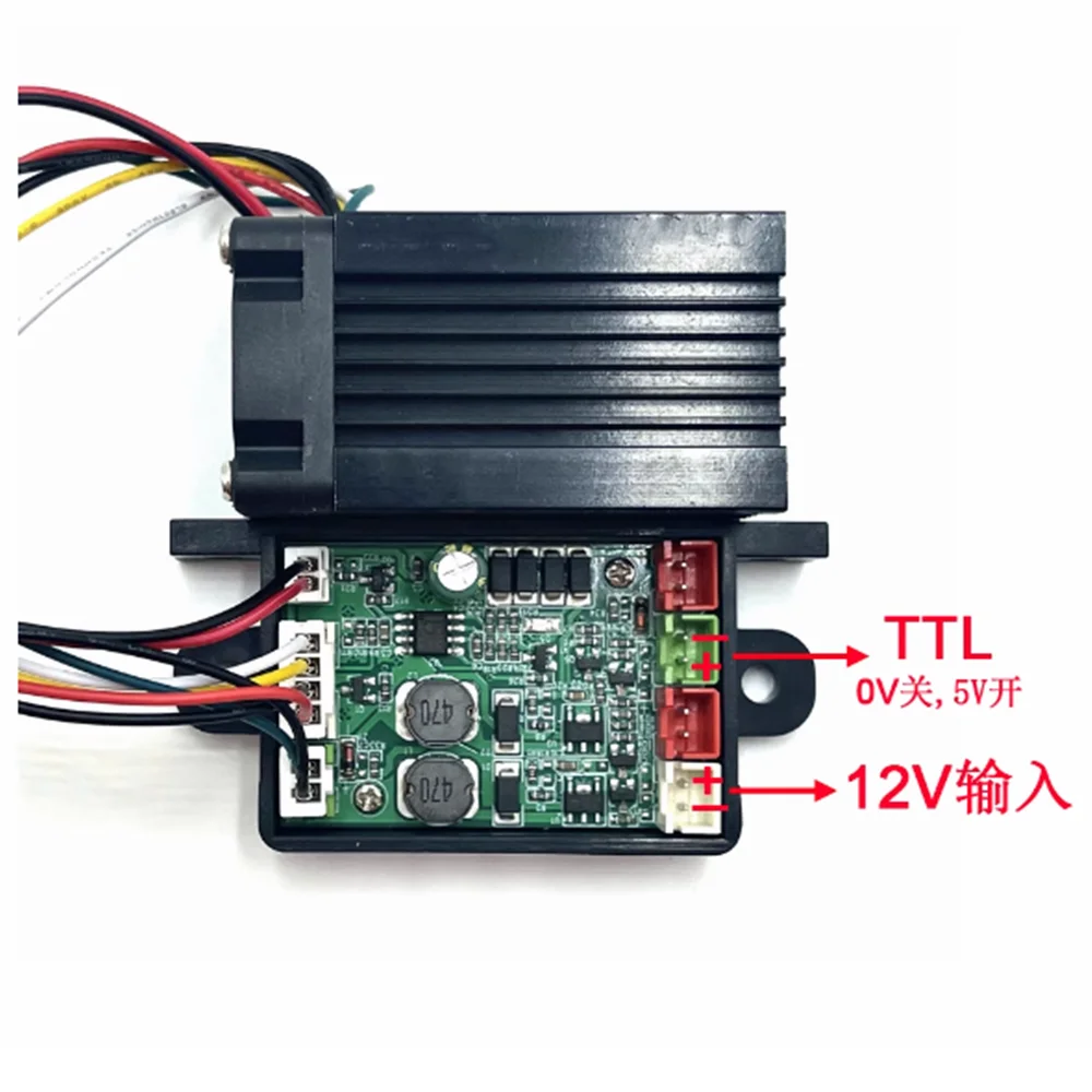 532nm 200mW Green Laser Module TTL Stage Chamber Positioning