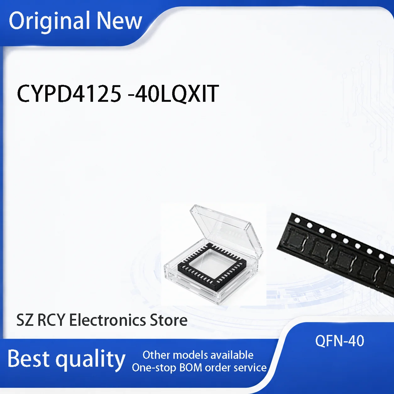 NEW (1-10 PCS) CYPD4125-40LQXI CYPD4125 -40LQXIT CYPD4125 -40 CYPD4125 QFN IC Chip