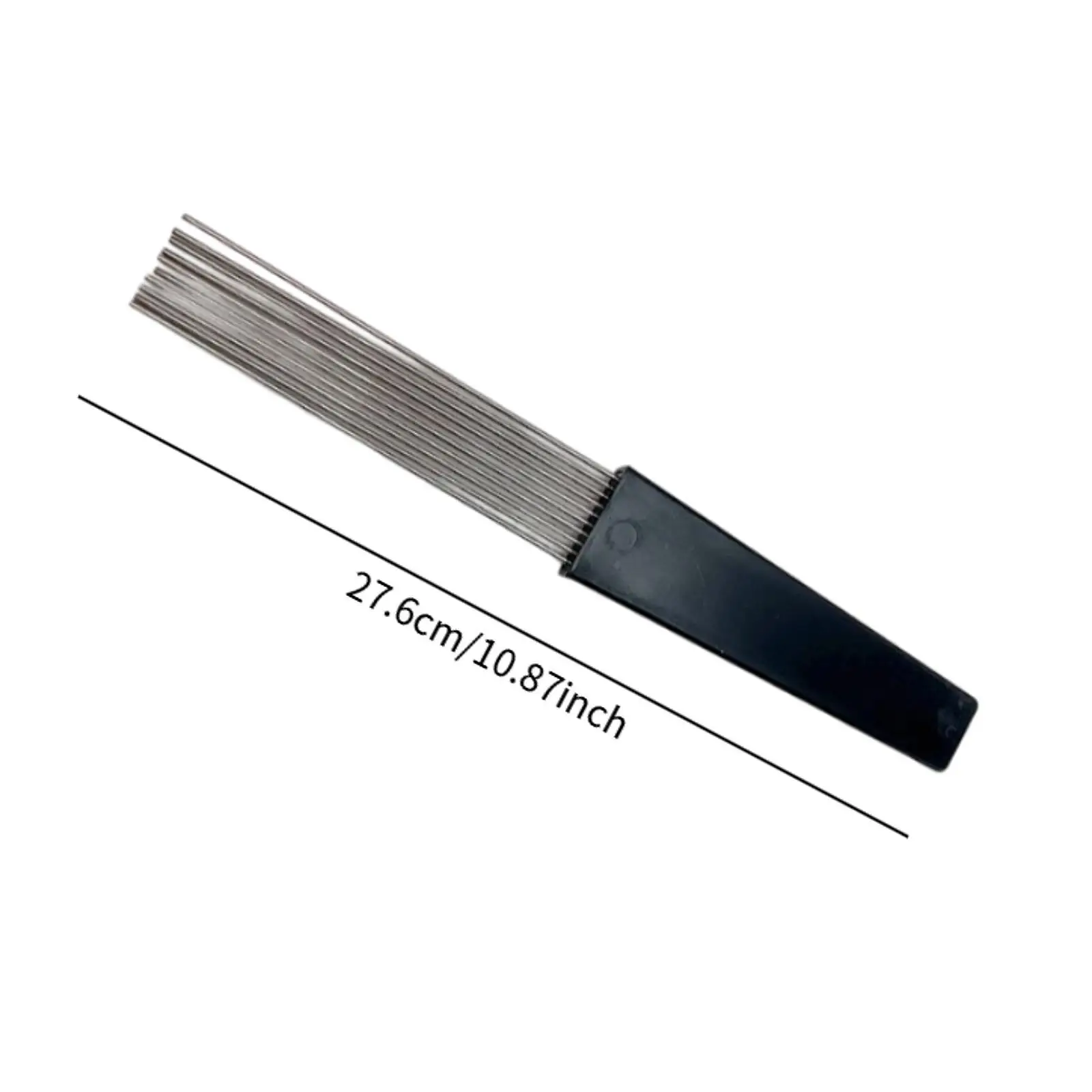 Stainless Steel Guiro Brush Scraper Comb Musical Instrument Percussion Tool for Kids Classroom Party Educational Use