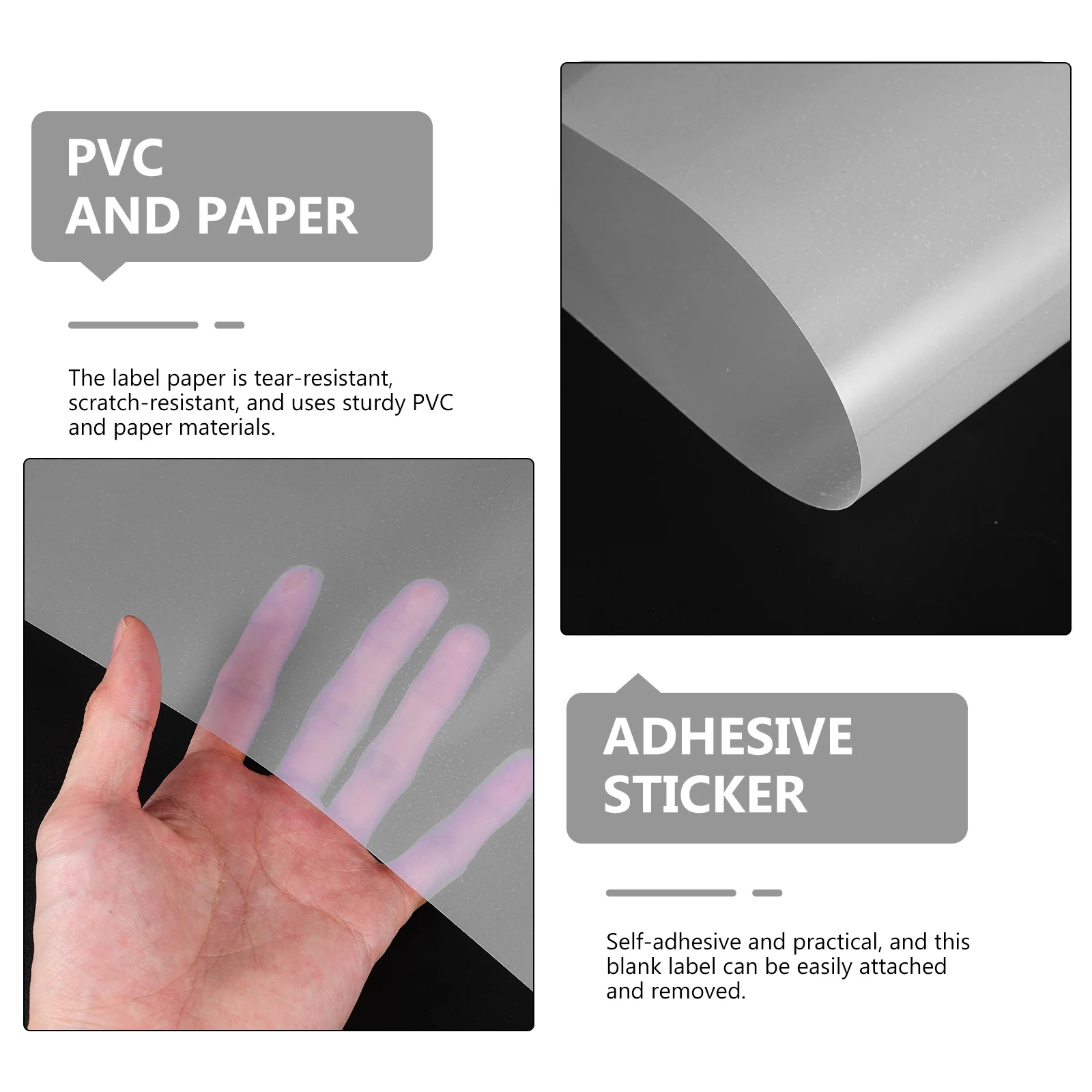 20Pcs Waterproof Spray Ink Photo Paper Glossy Colored Printer Paper Adhesive Sheets for Photo Studio Office