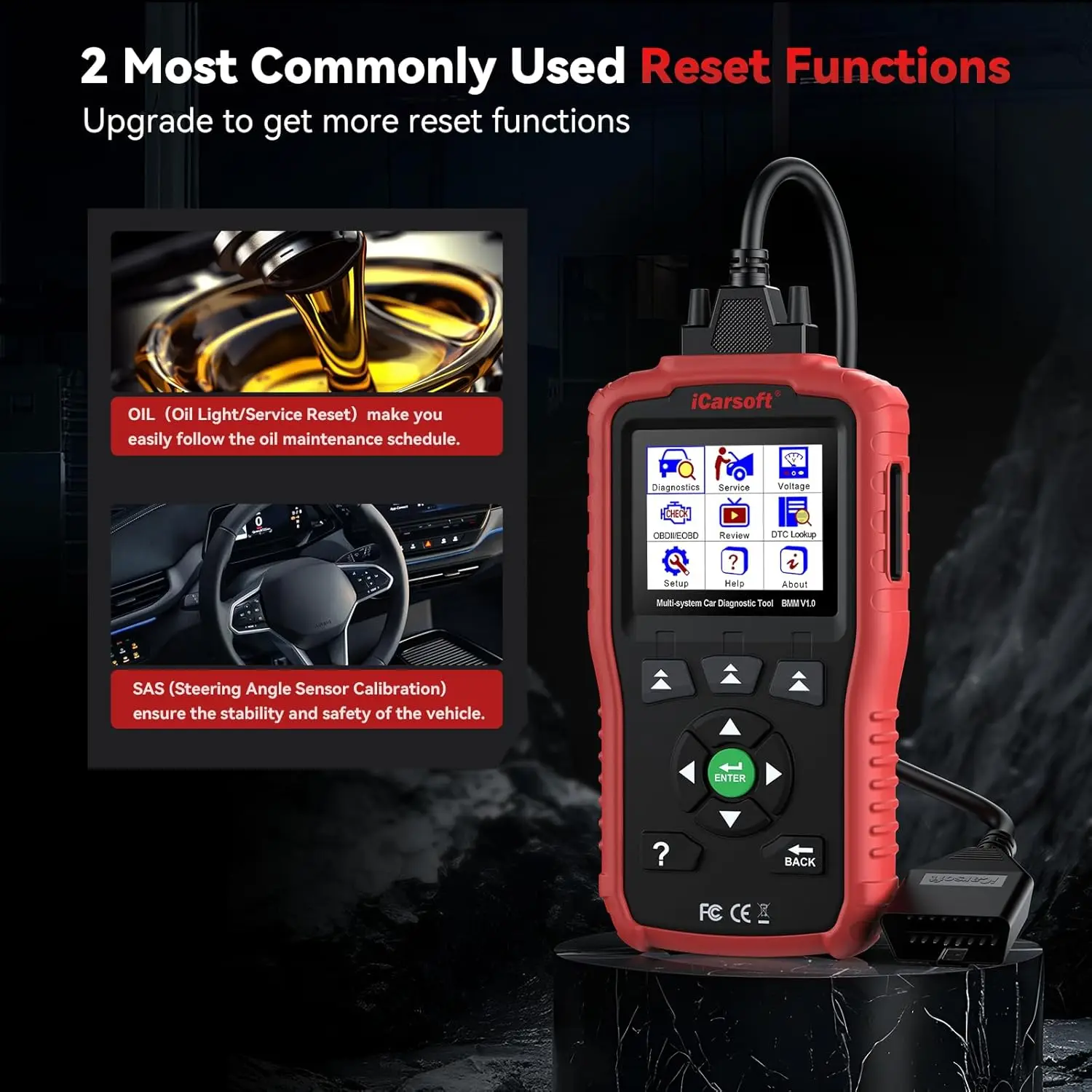 الماسح الضوئي BMM V1.0 2025 Obd2 لسيارة BMW/MINI/Rolls-Royce، التشخيص الكامل، إعادة ضبط الزيت ومعايرة SAS، تحديثات مجانية مدى الحياة #5