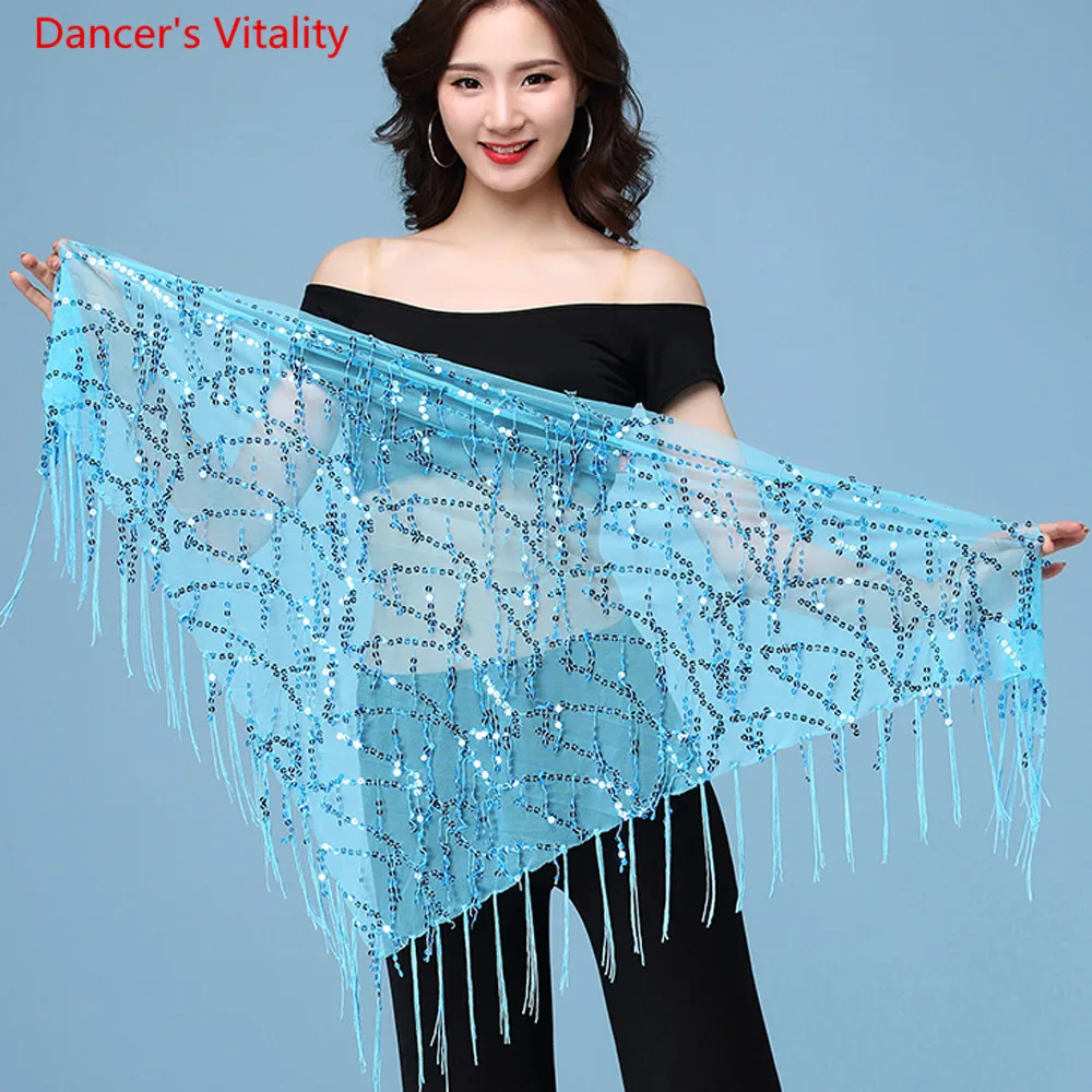 New style Belly dance costumes sequins tassel indian belly dance hip scarf for women belly dancing belt 11kinds of colors