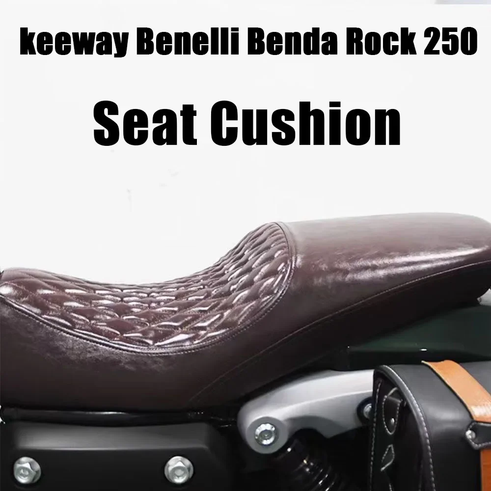 Motorcycle Fit keeway Benelli Benda Rock 250 Rock250 Flat Seat Cushion Assembly Double Seat Cushion