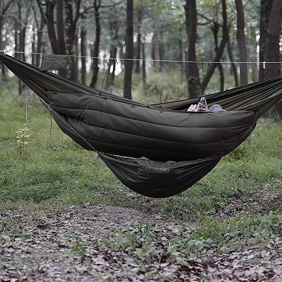 أرجوحة تروس صغيرة للتخزين والتخييم، أرجوحة محمولة، حمالة تروس تحت البطن #4