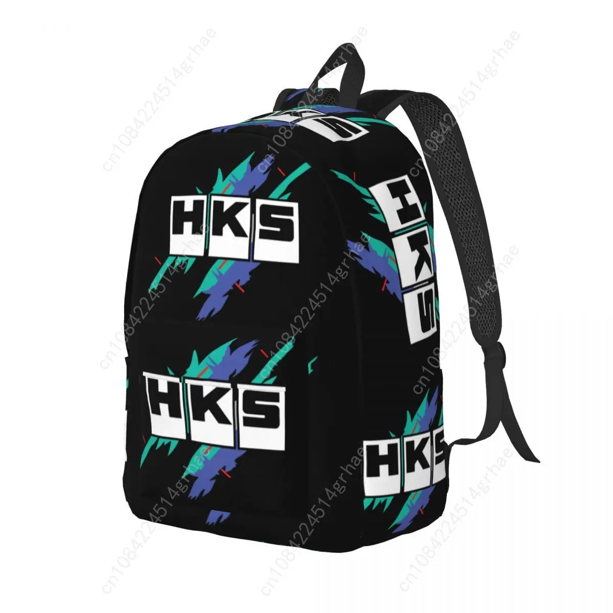 Custom H-HKSES Vintage Art Racing Canvas Backpack for Women Men College School Students Bookbag Fits 15 Inch Laptop Bags