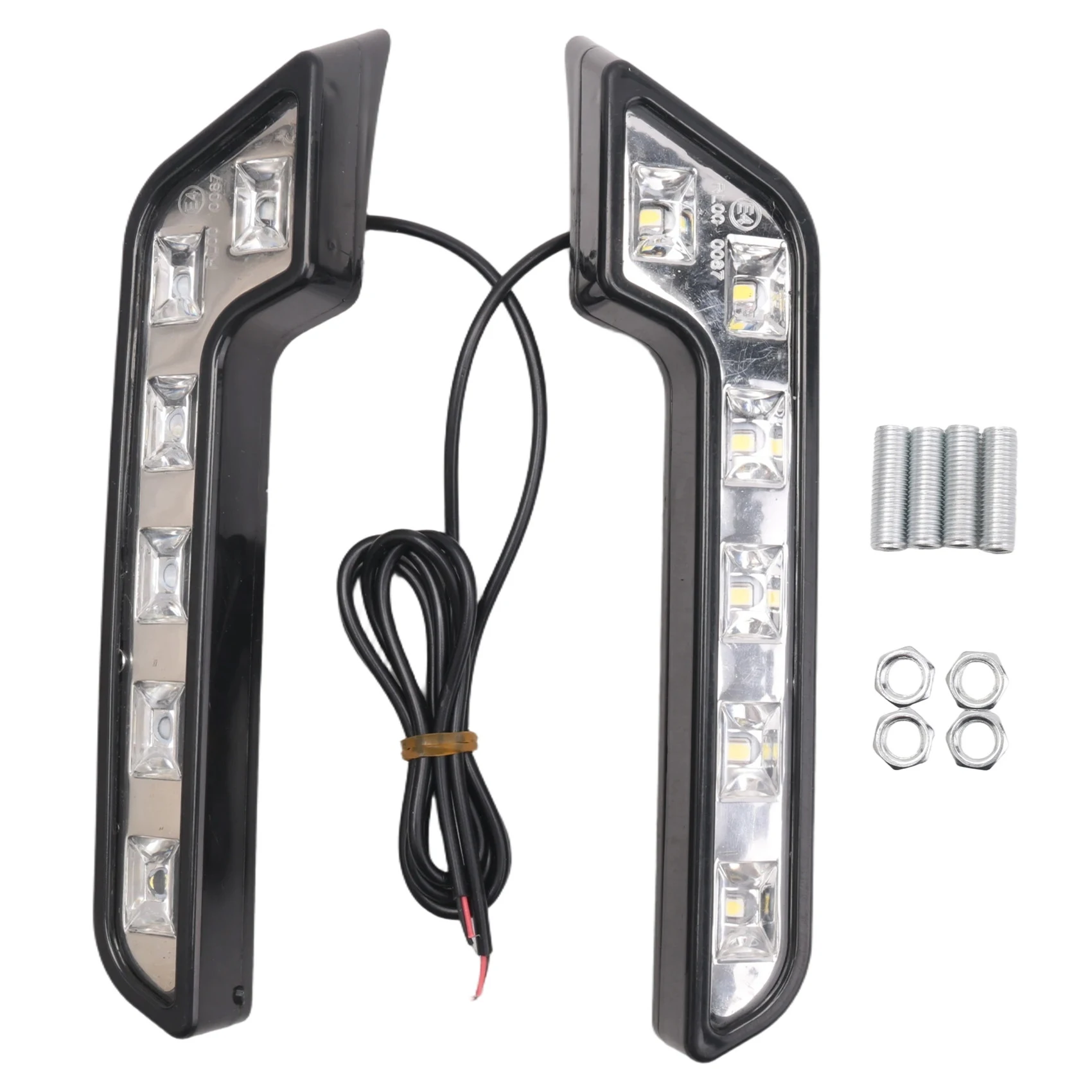 11.112X 12V Super Bright DRL LED Daytime Running Lights for Cars Auto Waterproof LED Driving Lights Fog Lamps