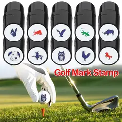 Outdoor-Sport Golfer Geschenk Kunststoff Golf Zubehör Golf Stempel Markierung Siegel Golfball Stempel