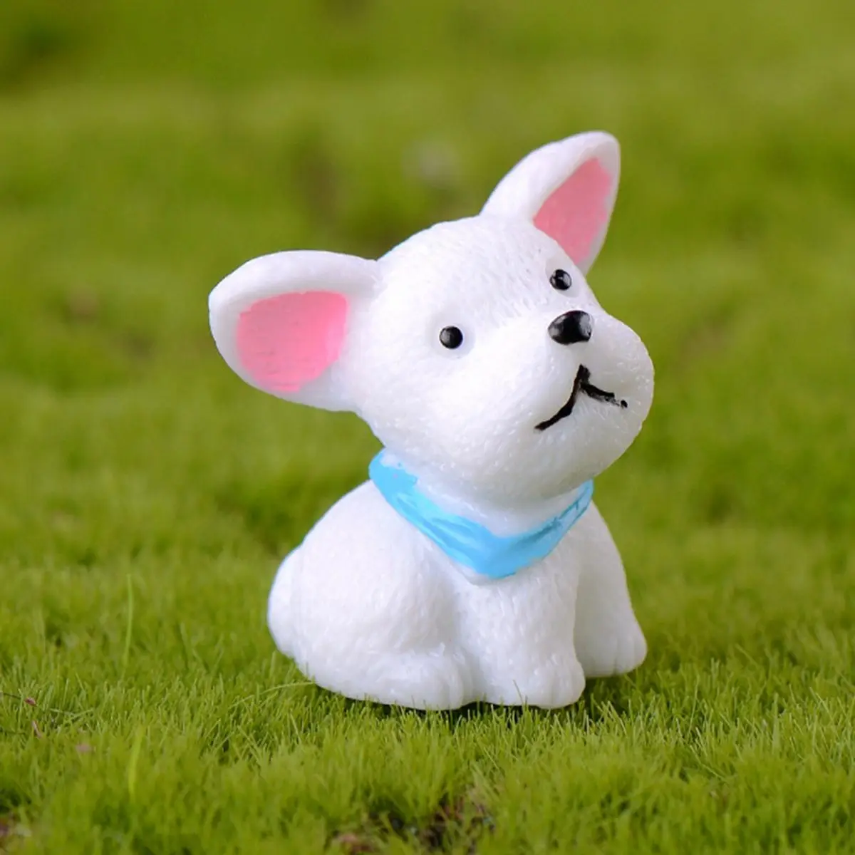

Cute Home Decor Puppy Statue Resin Fairy Garden Figurines Cake Decoration Dog Ornament Animal Miniature