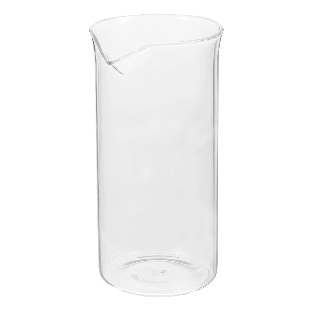 

Glass Coffee Press Replacement Cup Sturdy Heat Resistant Glass Kettle Easy to Clean for Tea Brewing Office Kitchen Use Filter