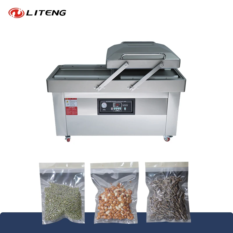 Fully Automatic Durable 600mm Vacuum Packaging Machine Stainless Steel 304 Food Vacuum Sealer