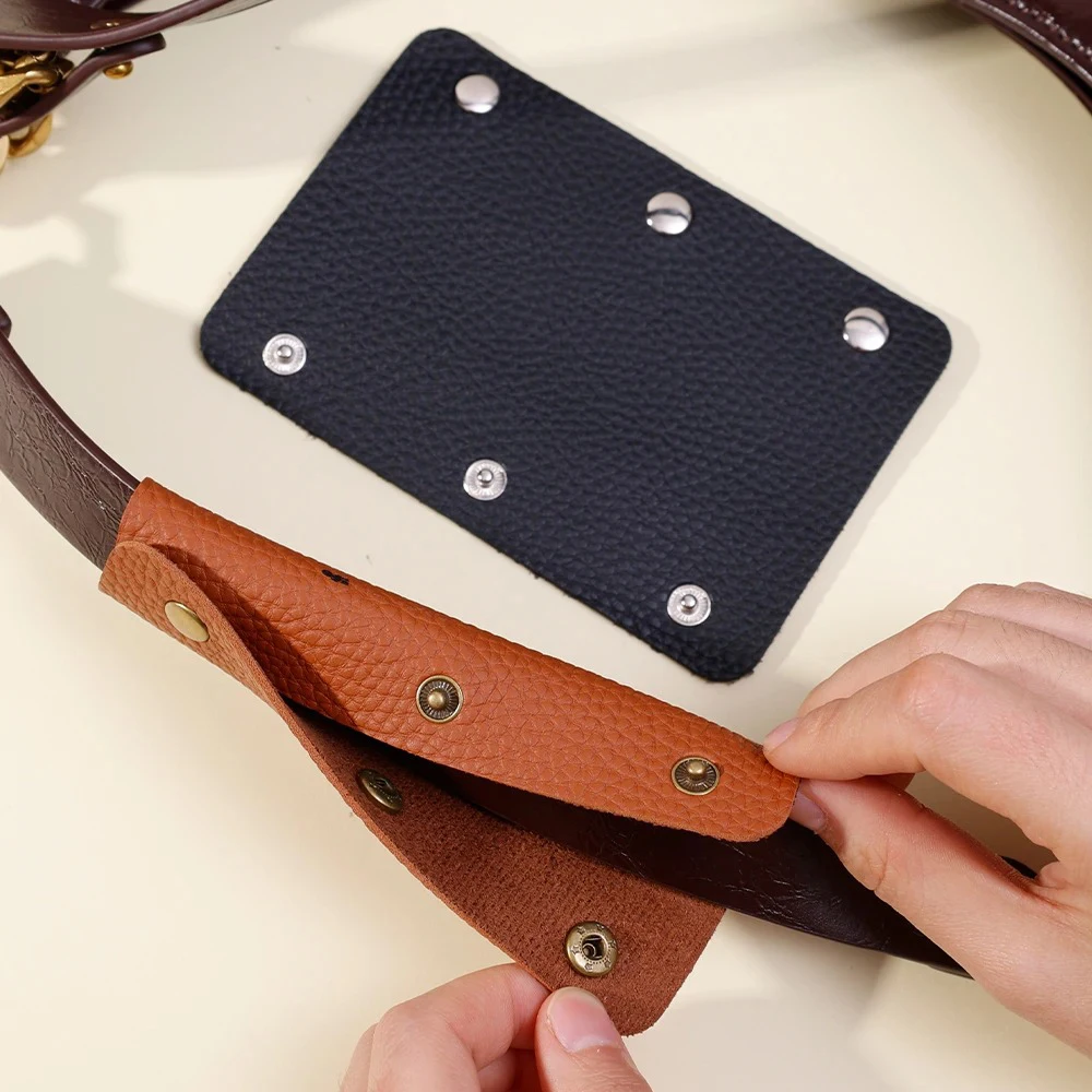 Ledergriff, Schutzhülle, PU-Handtaschengriff, Wickelsattelschnalle, Koffer, Handtasche Schultergurt, Kettentaschenzubehör – Detail 27