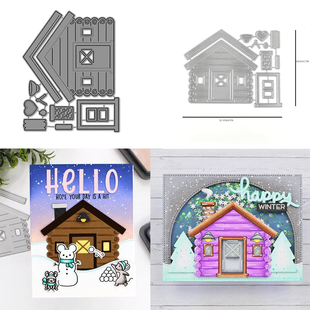 Metall-Stanzformen für Gartenblumen-Hintergrund, Karotten-Geschenkbox, Prägestanzformen für DIY-Kartenherstellung, Scrapbooking, Bastelbedarf